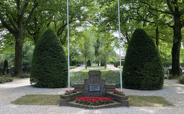 Geldermalsen algemene begraafplaats aan de lange akker